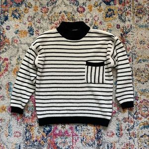 Vintage Striped Pullover Sweater
